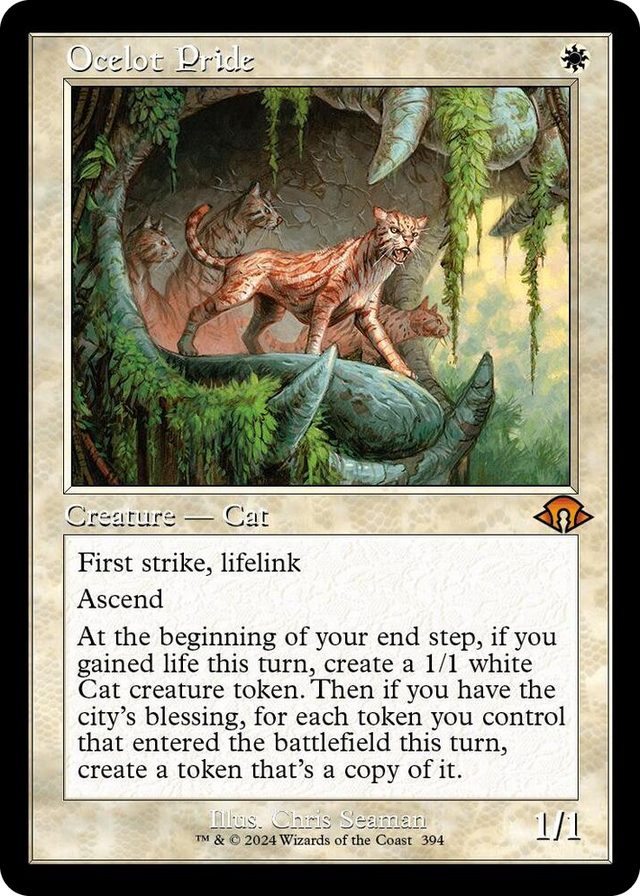 0394 Ocelot Pride (Retro Frame) M Modern Horizons 3