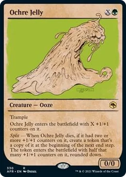 0330 Ochre Jelly (Showcase) R Adventures in the Forgotten Realms