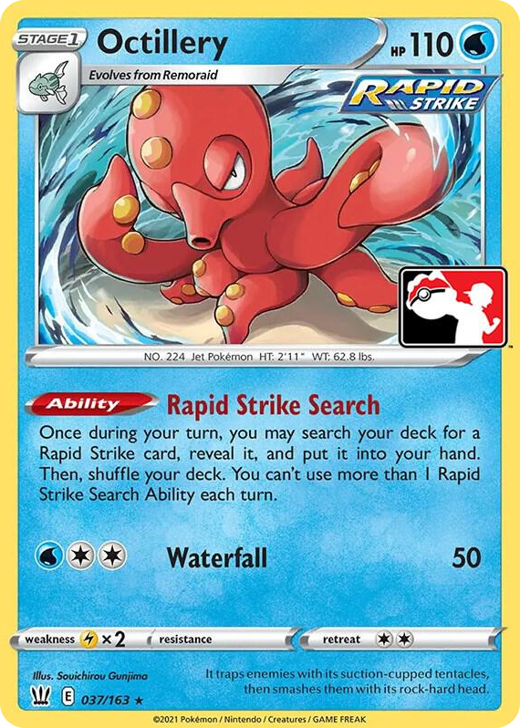 0037 Octillery Rare Prize Pack Series Cards