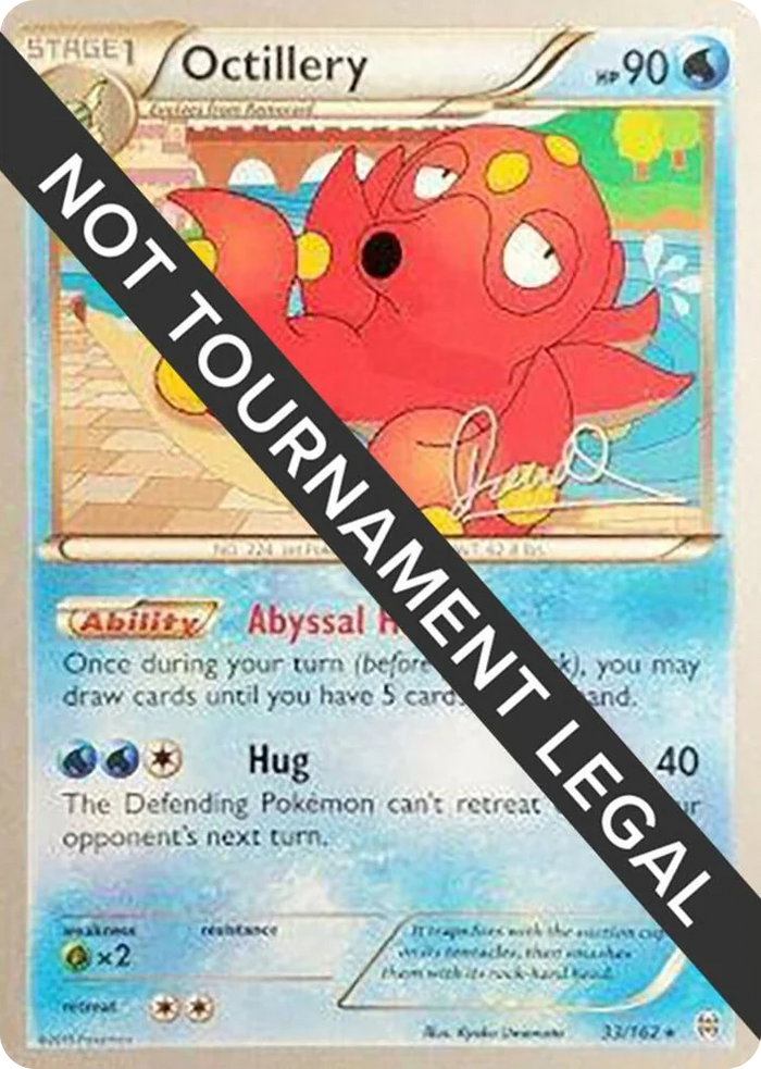 0033 Octillery - 2017 (Diego Cassiraga) Rare World Championship Decks