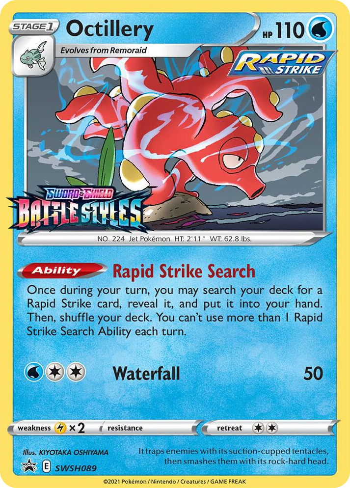 0089 Octillery - SWSH089 (Prerelease) Promo Sword & Shield Promo Cards