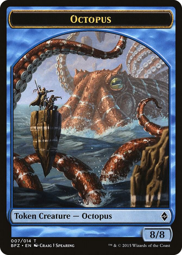 0007 Octopus Token T Battle for Zendikar