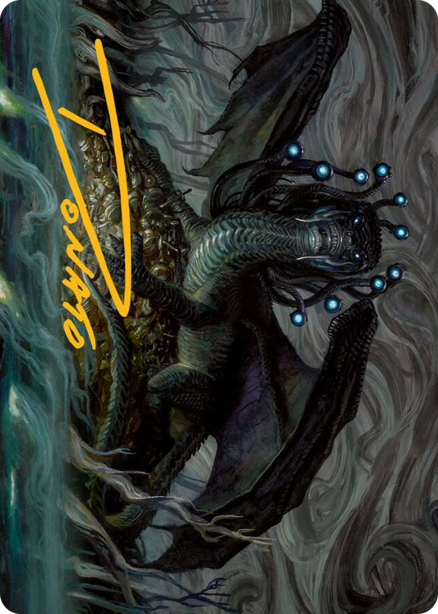 Oculus Whelp Art Card (Gold-Stamped Signature) #15 S - Art Series: March of the Machine Pokemon card