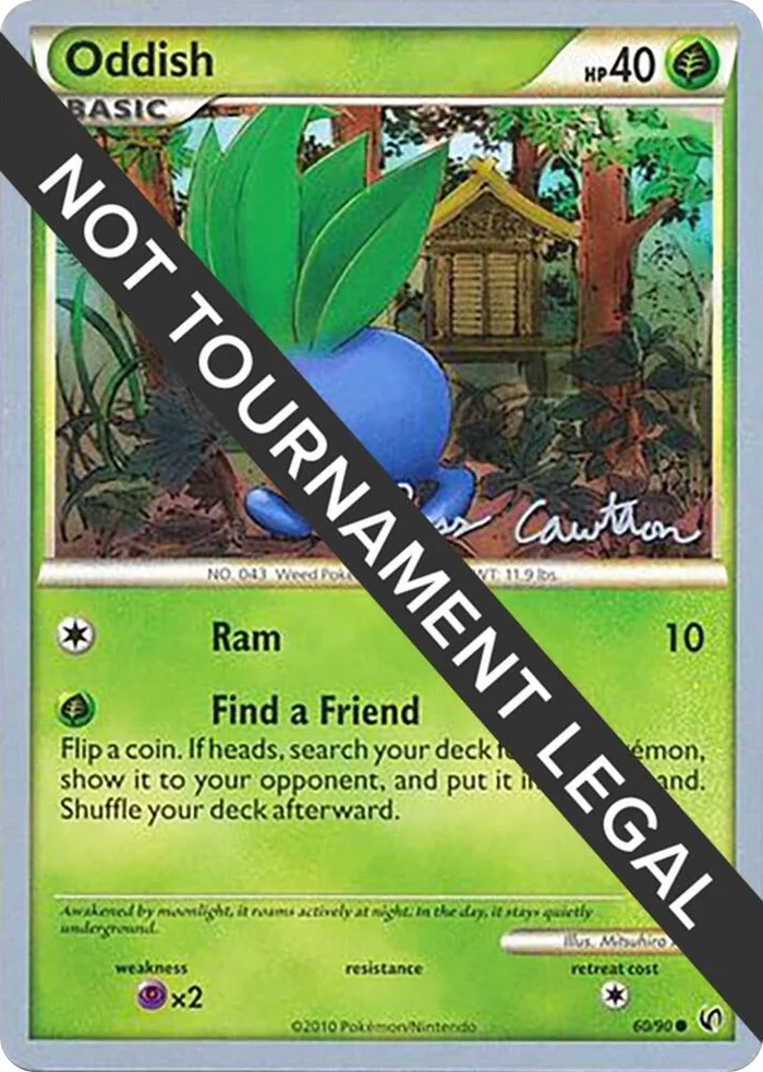 0060 Oddish - 2011 (Ross Cawthon) Common World Championship Decks