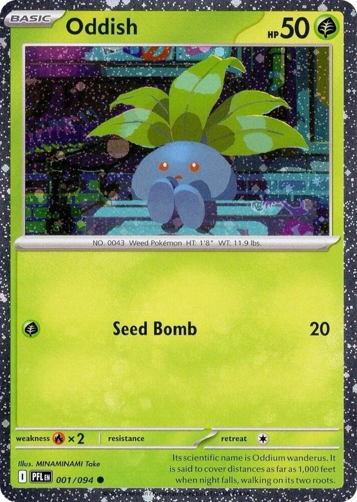 0001 Oddish (Cosmos Holo) Common Miscellaneous Cards & Products