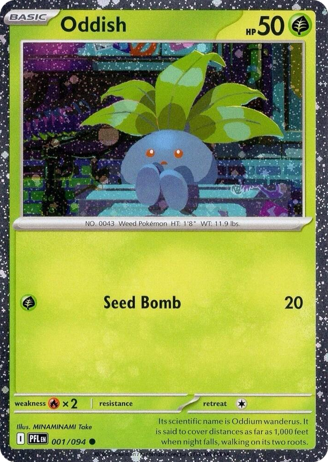0001 Oddish (Cosmos Holo) Common Miscellaneous Cards & Products