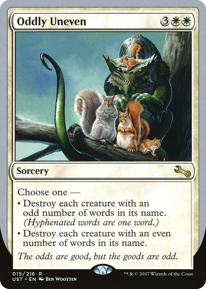 0015 Oddly Uneven R Unstable