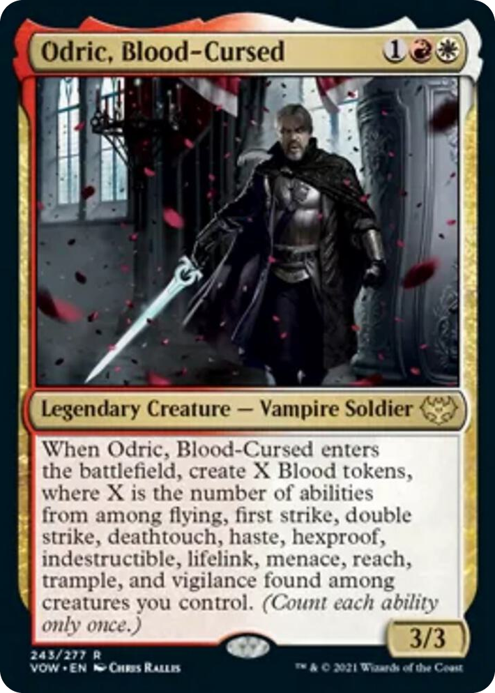 0243 Odric, Blood-Cursed R Innistrad: Crimson Vow