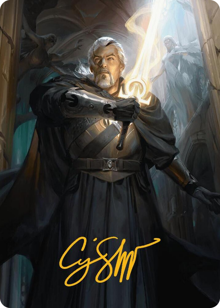 Odric, Lunarch Marshal Art Card (Gold-Stamped Signature) #1 S - Art Series: Innistrad Remastered Pokemon card