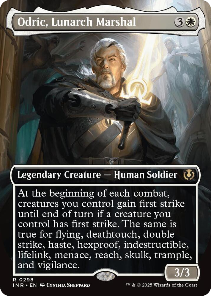 0298 Odric, Lunarch Marshal (Borderless) R Innistrad Remastered