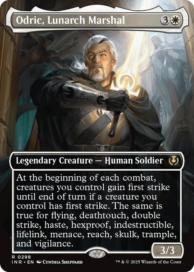 0298 Odric, Lunarch Marshal (Borderless) R Innistrad Remastered