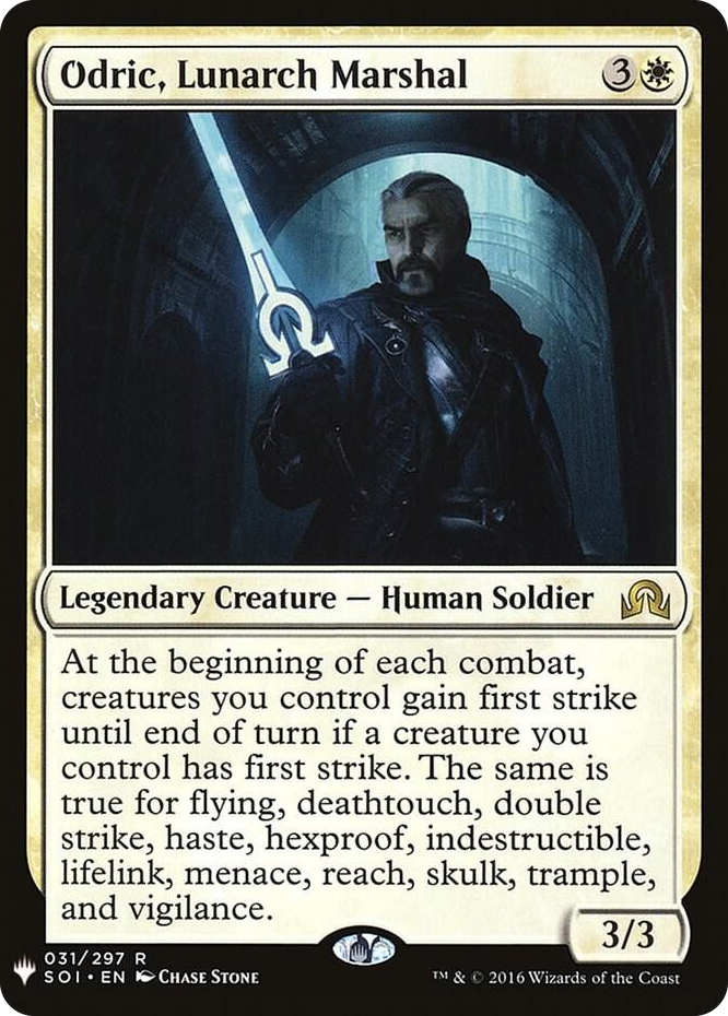 Odric, Lunarch Marshal (SOI) #31 R - The List Reprints Pokemon card