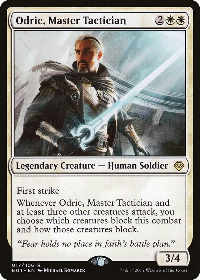 0017 Odric, Master Tactician R Archenemy: Nicol Bolas