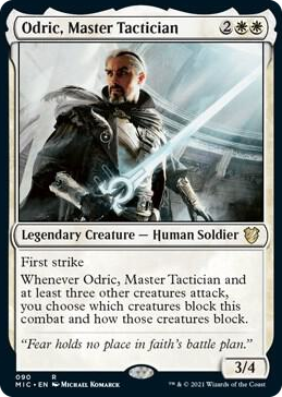 0090 Odric, Master Tactician R Commander: Innistrad: Midnight Hunt