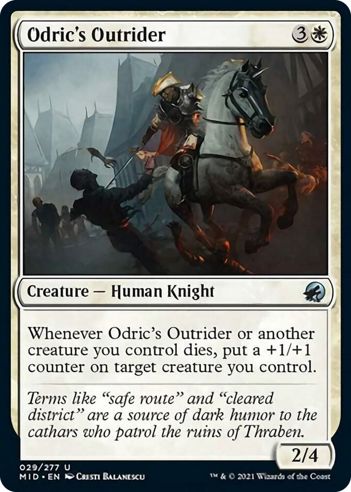 0029 Odric's Outrider U Innistrad: Midnight Hunt