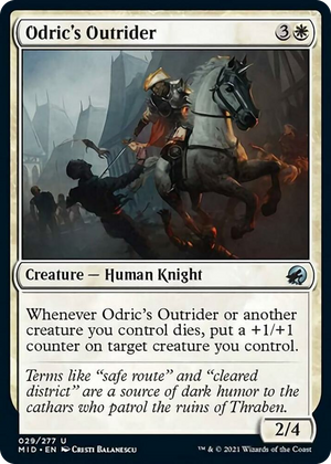 0029 Odric's Outrider U Innistrad: Midnight Hunt