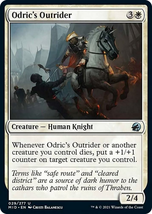 0029 Odric's Outrider U Innistrad: Midnight Hunt