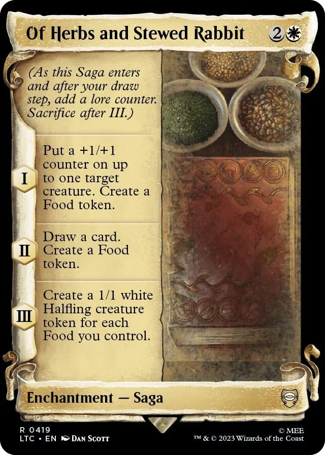 0419 Of Herbs and Stewed Rabbit (Showcase Scrolls) R Commander: The Lord of the Rings: Tales of Middle-earth