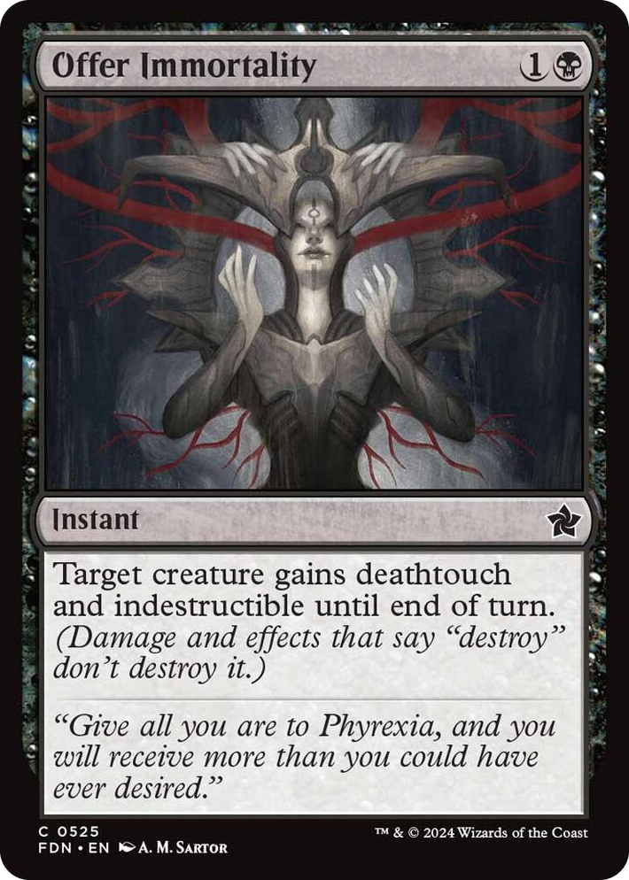 0525 Offer Immortality C Foundations