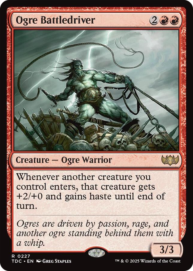 0227 Ogre Battledriver R Commander: Tarkir: Dragonstorm
