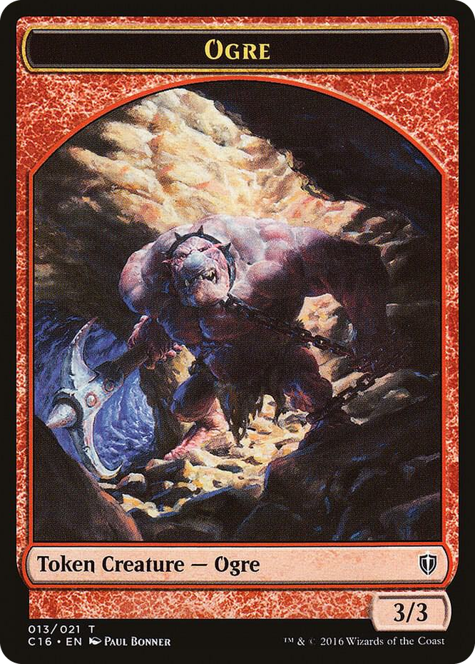 Ogre // Bird (007) Double-Sided Token #13 T - Commander 2016 Pokemon card