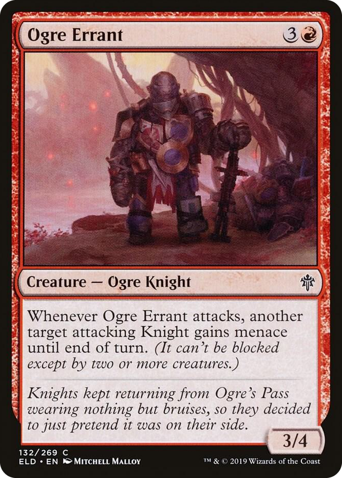 0132 Ogre Errant C Throne of Eldraine