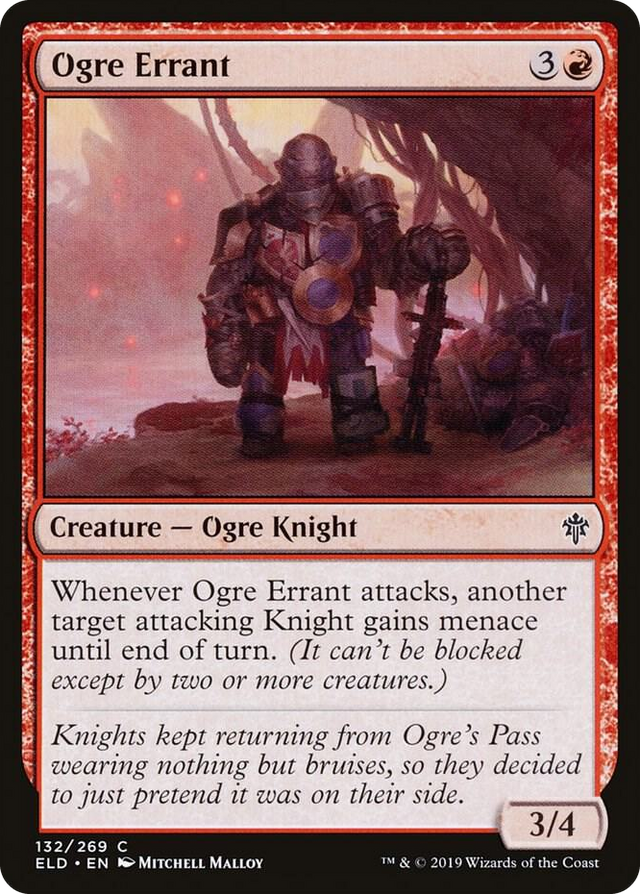 0132 Ogre Errant C Throne of Eldraine