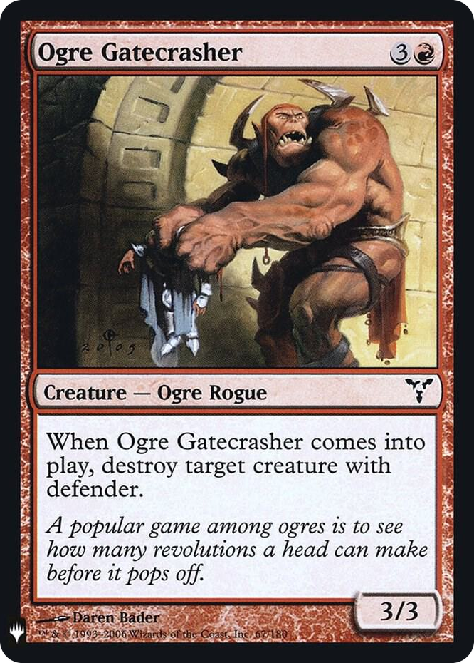 Ogre Gatecrasher #67 C - The List Reprints Pokemon card