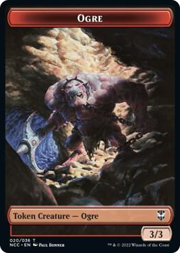 0020 Ogre // Insect Double-Sided Token T Commander: Streets of New Capenna