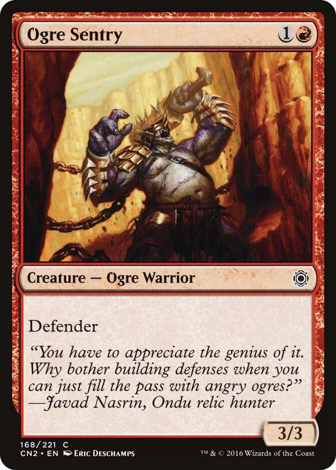 Ogre Sentry #168 C - Conspiracy: Take the Crown Pokemon card