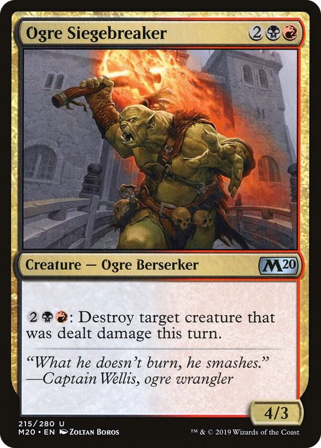 0215 Ogre Siegebreaker U Core Set 2020