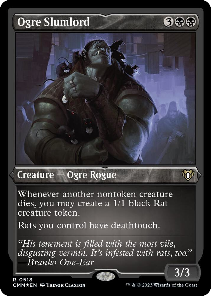 0518 Ogre Slumlord (Foil Etched) R Commander Masters