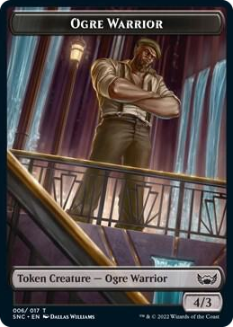 0006 Ogre Warrior // Copy Double-Sided Token T Streets of New Capenna