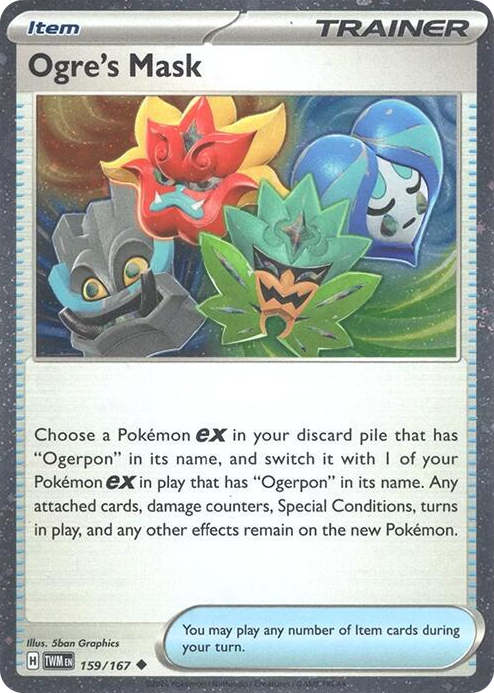 0159 Ogre's Mask - 159/167 (Cosmos Holo) Promo Miscellaneous Cards & Products
