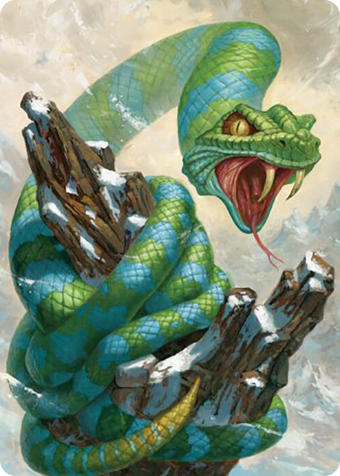 0042 Ohran Frostfang Art Card S Art Series: Commander Masters