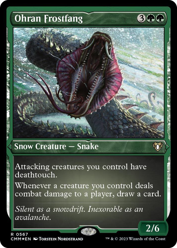 0567 Ohran Frostfang (Foil Etched) R Commander Masters