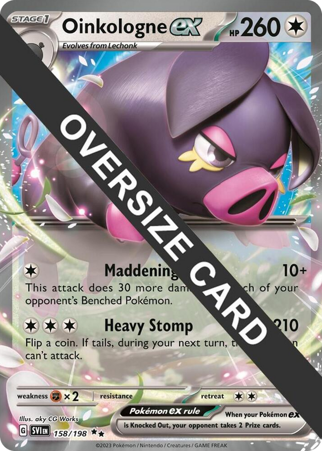 0158 Oinkologne ex Double Rare Jumbo Cards