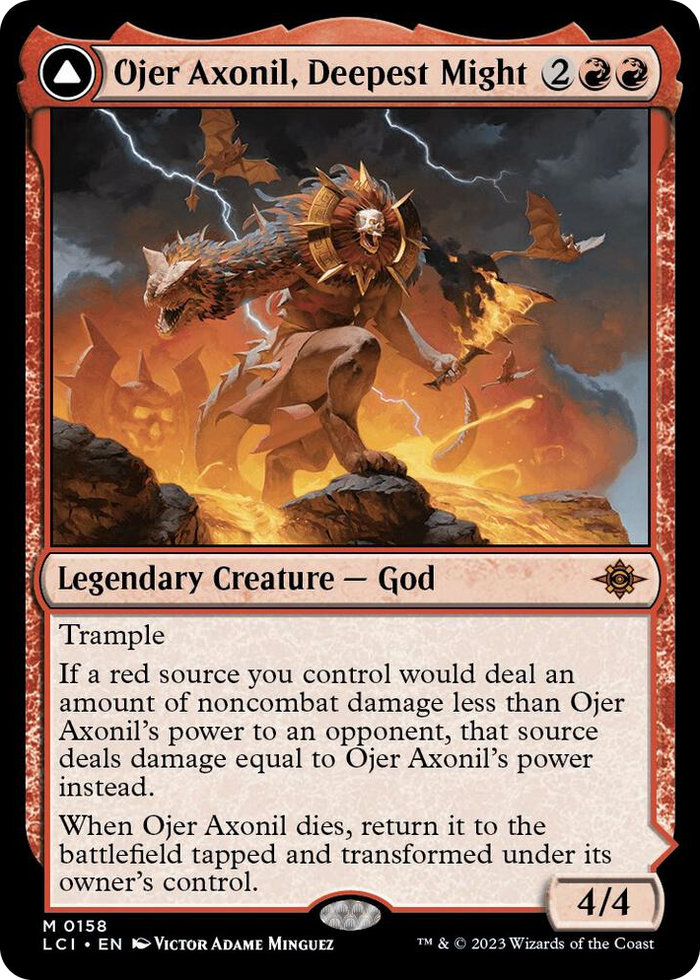 Ojer Axonil, Deepest Might #158 M - The Lost Caverns of Ixalan Pokemon card