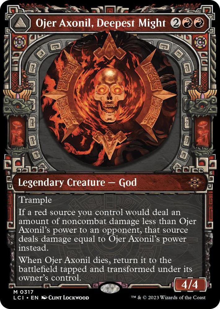 0317 Ojer Axonil, Deepest Might (Showcase) M The Lost Caverns of Ixalan