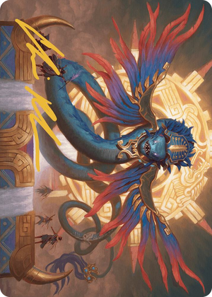 0013 Ojer Pakpatiq, Deepest Epoch Art Card (13/81) (Gold-Stamped Signature) S Art Series: The Lost Caverns of Ixalan
