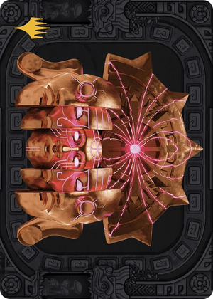 0056 Ojer Taq, Deepest Foundation Art Card (56/81) (Gold-Stamped Planeswalker Symbol) S Art Series: The Lost Caverns of Ixalan