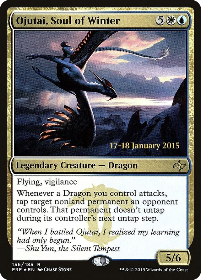 0156 Ojutai, Soul of Winter R Prerelease Cards