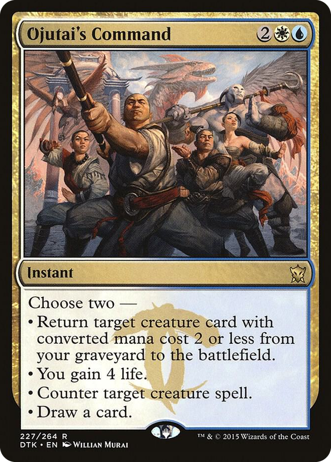 0227 Ojutai's Command R Dragons of Tarkir
