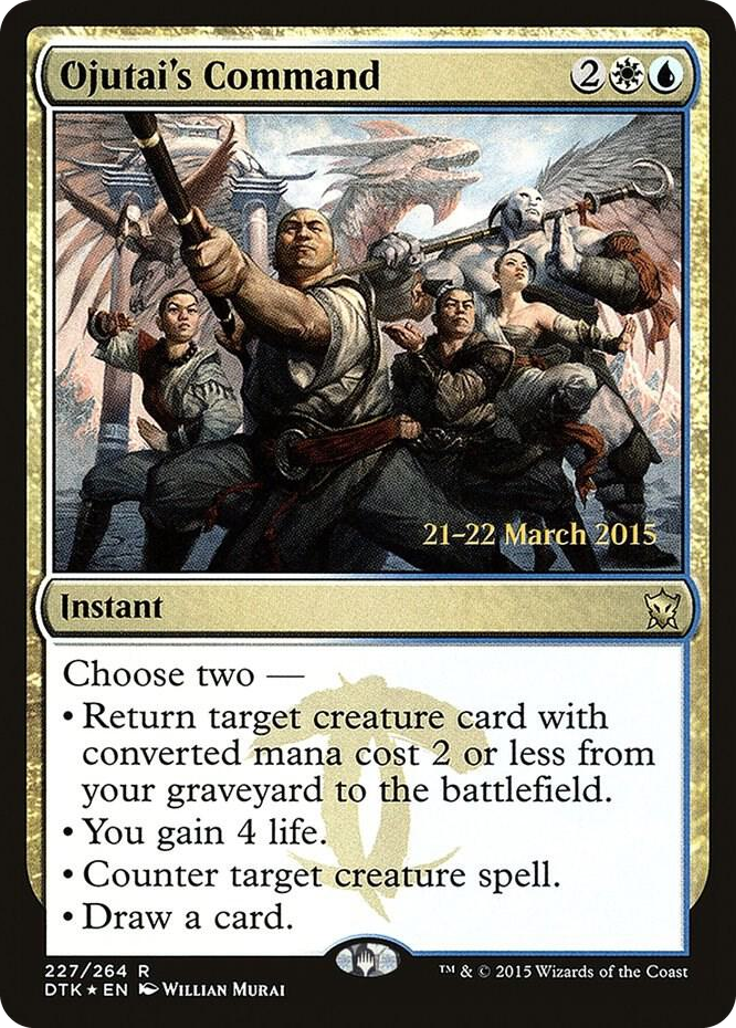 Ojutai's Command #227 R - Prerelease Cards Pokemon card