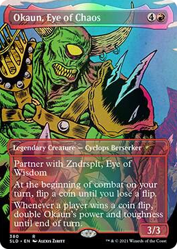Okaun, Eye of Chaos #380 R - Secret Lair Drop Series Pokemon card