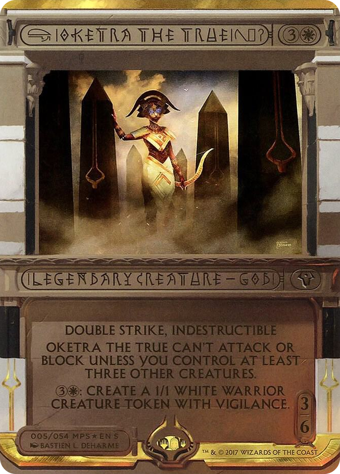 Oketra the True #5 M - Masterpiece Series: Amonkhet Invocations Pokemon card