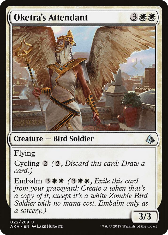 Oketra's Attendant #22 U - Amonkhet Pokemon card