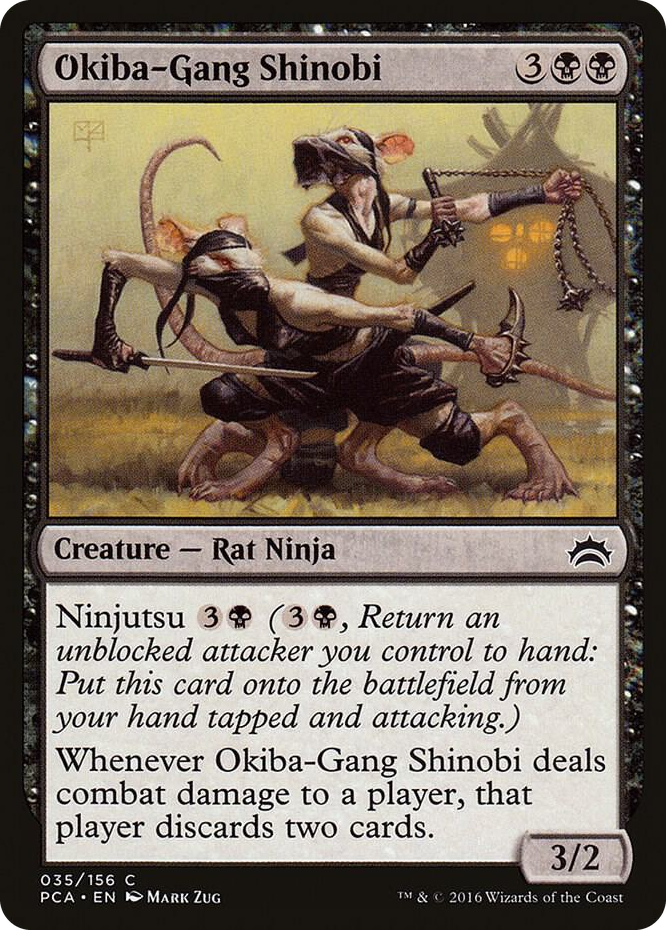 Okiba-Gang Shinobi #35 C - Planechase Anthology Pokemon card