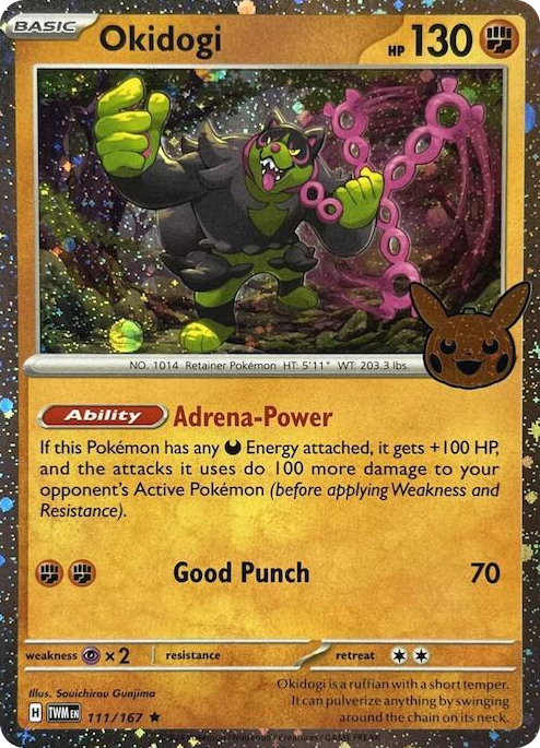0111 Okidogi (Cosmos Holo) Holo Rare Trick or Trade BOOster Bundle 2024