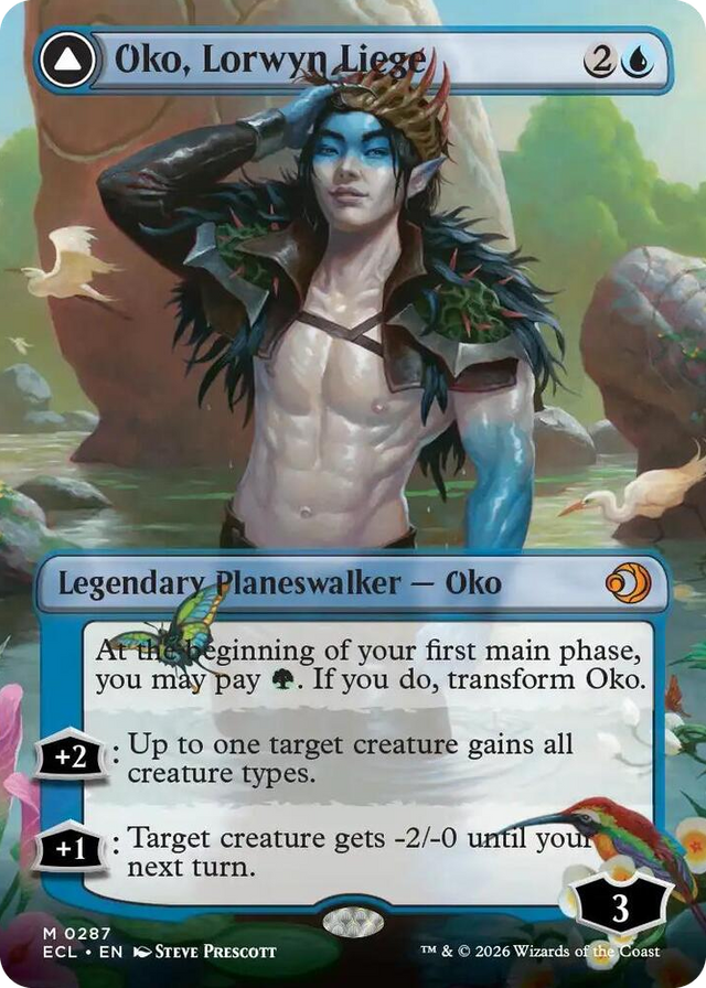 0287 Oko, Lorwyn Liege (Borderless) M Lorwyn Eclipsed